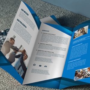 Tri-Fold Brochures Offset 8.5 X 11